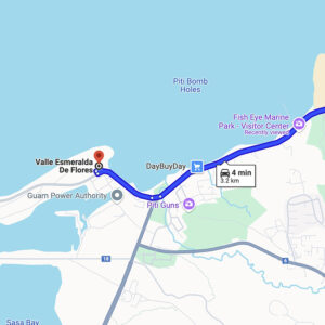 Southern Guam Drive by Rental Car Part 2  Emerald Valley