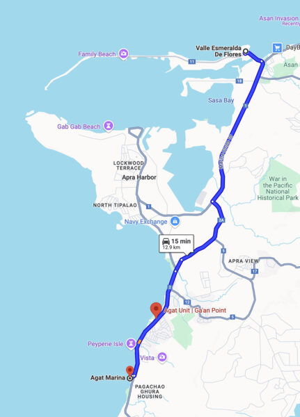 Renting a Car for a Drive in Southern Guam Part 3  Agat Marina