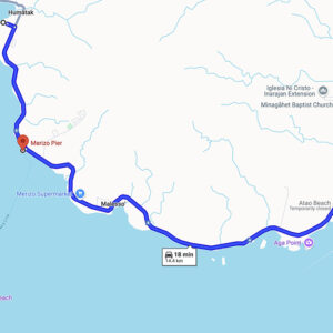 Renting a Car for a Drive in Southern Guam Part 4  Merizo Pier Park and InalÃ¥han Bear Rock