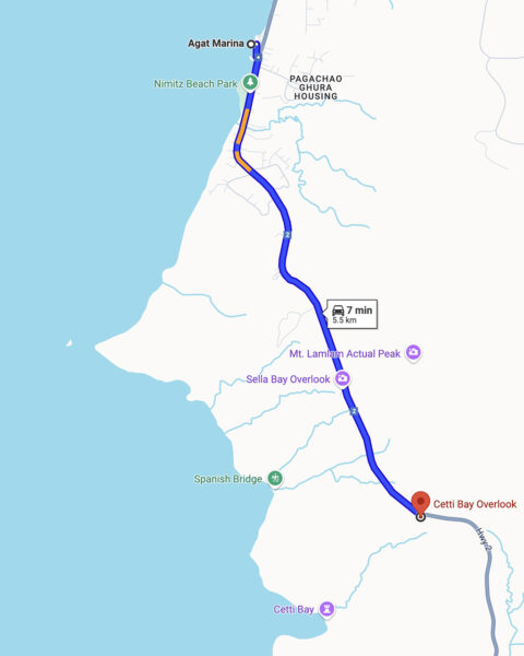 Renting a Car for a Drive in Southern Guam Part 4  Cetti Bay Overlook