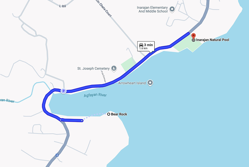 レンタカーで行くグアム南部ドライブ その7  イナラハン天然プール